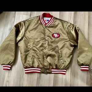 Vintage satin San Francisco 49ers swingster jacket size xl
